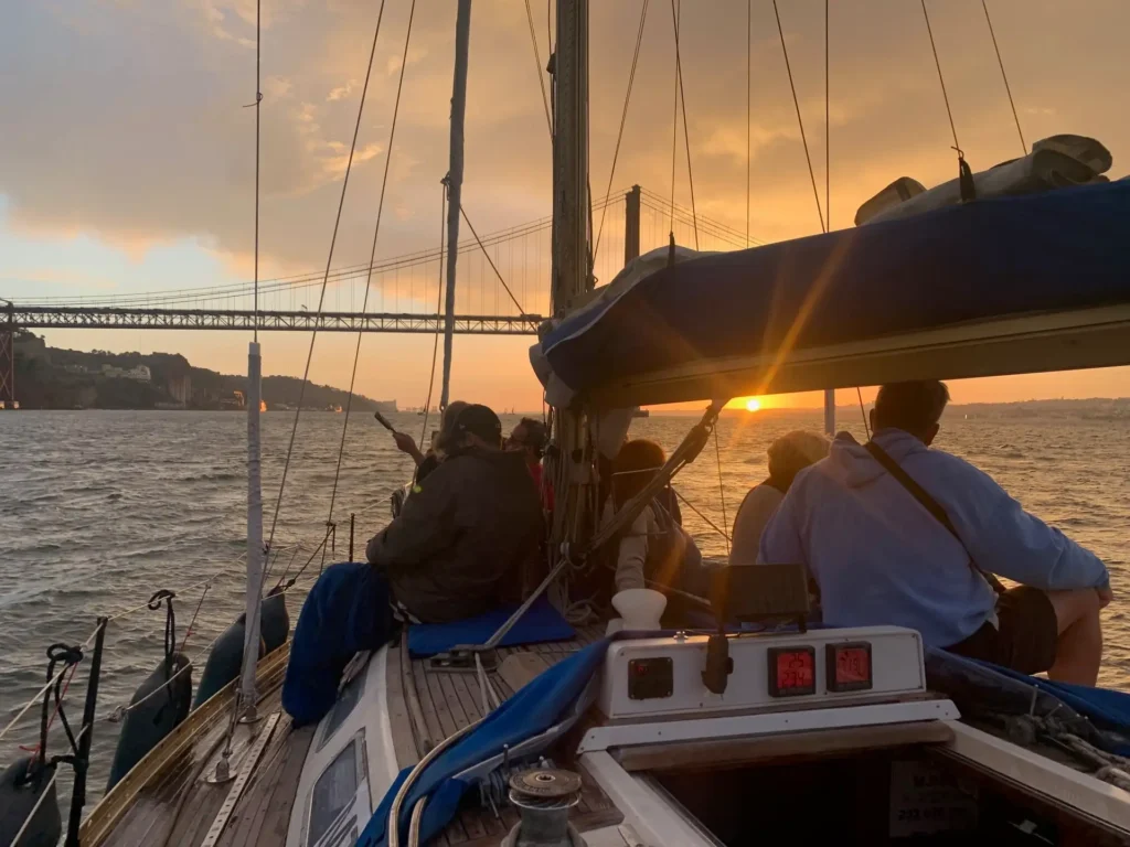 Lisbon Sailboat Sunset Tour with a Drink